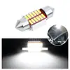 Luz de leitura LED nova para carro, ponta dupla 4014 12SMD 31MM, luz brilhante para carro, luz de placa, luz de teto