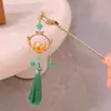Accesorios para el Cabello de Año Nuevo Borla Lámpara de Palacio Cabello Pasador de Cabello Pasador de Cabello Luminoso de Alta Calidad Tocados Antiguos para Mujer Accesorios Combinables Diarios Hanfu