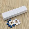 Bonito longo 7 dias por semana Pill Box Jewelry Box Pill Box