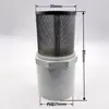 Tela de filtro de tubo de água filtra impurezas malha de filtro de aço inoxidável pvc cobertura piscina poço isola folhas conexão de tubo de água da torneira