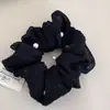 Scrunchie Floral Estilo Floresta para Mulheres, Elástico de Cabelo, Acessório de Cabelo, Novo Elástico de Cabelo Estilo Coreano 2025, Elástico de Cabelo com Laço, Ornamento de Cabelo