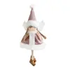 Novo Pingente de Menina Anjo com Galhos de Pelúcia de Natal Decoração de Árvore de Natal Boneca Criativa Decoração Presente