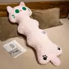 Gato Nuvem Fofo Travesseiro Longo Cama Travesseiro para Dormir Meninas Dormindo de Lado Travesseiro Longo para Pernas Brinquedo de Pelúcia Almofada
