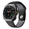 Para Samsung Watch Ultra Agujero Redondo Correa de Silicona Bicolor Galaxy 47mm Correa de Reloj Deportiva Anti-Hebilla