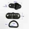 Puxador de Argola D em Aço Inoxidável Carrinho de Bebê Reboque Fivela Tipo D Acessórios para Capa de Celular Fivela de Fixação Tipo D Meia-Lua