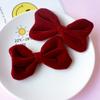 Venta caliente zapatos dulces rojos negros con agujeros y lazo material para coche diy fábrica al por mayor pj300