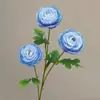 Flores Artificiales Azules para Boda Decoración de Flores Artificiales para Salón de Bodas Hortensia Azul Claro Accesorios para Fotografía Flores Artificiales