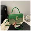 Bolso de Sentido de Alta Gama Transfronterizo para Mujer 2025 Nuevo Bolsos Macaron Textura Multicolor Lujo Ligero Todo Combinable Bolso de Hombro Cuadrado Pequeño