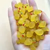 Pato de resina de colores que brilla en la oscuridad, animal 3D, accesorios para manualidades con pegamento de crema, pequeños adornos decorativos