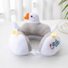 Almohada en forma de U Almohada para el cuello Dibujo animado Avión Viaje Reposacabezas Almohada para el cuello Oficina Portátil Estudiante Pato Almohada para el cuello