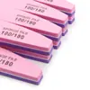 Esponja para Manicura Tira de Lijado Rosa Morado Media Luna Recorte y Pulido de Uñas Superficie de la Uña Especial Doble Cara Arena Fina Manicura