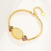 Pulseira de prata esterlina 925 suporte vazio incrustado turquesa cera de abelha âmbar pulseira feminina suporte vazio de prata esterlina moda criativa bonita