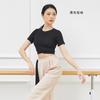 Ropa de Danza del Vientre para Mujer, Tops Adelgazantes de Manga Larga, Ropa de Práctica de Danza Moderna, Ropa de Entrenamiento Corporal Fitness Yoga