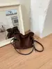 Bolsa de Mão Feminina de Comércio Exterior Estilosa Retro de Alta Qualidade, Nova, Pequena, Design de Nicho, Bolsa para o Dia a Dia, Versátil, de Ombro Único, Transversal