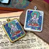 Thangka Xizang Nepal Thangka Puro Pintado à Mão Avalokiteshvara Núcleo do Cartão 4x5