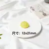 Accesorios de Resina Flor de Loto Pétalo Colgante Tridimensional con Agujero Recto Pulsera Nuevo Estilo Chino Accesorio Colgante para Mano
