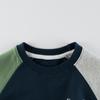 27kids roupas infantis da moda 2024 outono e inverno terno de duas peças roupas coreanas para meninos e bebês suprimentos ao vivo