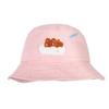 Sombrero de pescador estilo coreano con diseño de oso, bonito y dulce, para mujer, primavera y verano, combina con todo, con cabeza grande, cara pequeña, protección solar.
