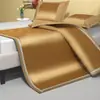 Esterilla Refrigerante de Verano, Juego de Tres Piezas de Esterilla de Ratán, Cama Plegable para la Pausa del Almuerzo, Esterilla Engrosada para Dormitorio Estudiantil, Esterilla de Seda de Hielo, Esterilla Suave al por Mayor