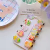 Pinzas para el Cabello de Niñas, Pasadores de Flor de Princesa Estilo Coreano, Pinzas Laterales Juveniles, Pinzas para Flequillo, Juego de 10 Piezas, Pinzas Pequeñas con Lazos