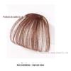 Xuchang fábrica atacado ar franja peruca fibra química com costeletas franja peruca pedaço cabelo ultra-fino peruca franja mulheres