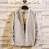Camisa de Cuadros para Hombre 2025 Nuevo Estilo Coreano Moderna Holgada Casual de Manga Larga Primavera y Otoño Pulgada Top Listo para la Venta