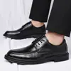 Zapatos de cuero para hombre de talla grande transfronterizos, nuevos estilos de otoño, zapatos casuales versátiles, zapatos de suela blanda para negocios y formales, adecuados para el trabajo y para conducir