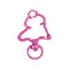 Anillo con Cierre de Resorte en Forma de Árbol, Anillo Abierto, Anillo de Resorte de Árbol de Navidad, Accesorios para Llaveros DIY, Anillo de Conexión de Aleación