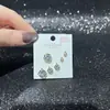 El Nuevo Set de Aretes de Múltiples Piezas de Lingshang Design es Ligero, Lujoso y Moderno, Versátil y Fresco y Dulce en Invierno, un Regalo para tu Novia y Mejor Amiga