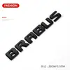 Adequado para Mercedes-Benz Brabus Letra Logo do Carro Corpo do Carro Porta-malas Traseiro Letras de Identificação Etiqueta de Letra do Carro Adesivo de Carro