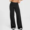 Calças pantalona de cintura alta para comércio exterior transfronteiriço sem linhas estranhas, calças de yoga soltas para atividades ao ar livre para mulheres, calças de yoga de perna reta para mulheres