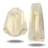 Moletom Falso de Duas Peças para Homens Inverno 2025 Forrado com Fleece Solto Tamanho Plus Manga Longa Camisa Polo Extra Grande Casual