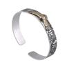 Pulsera de águila amarilla con flor de rosa antigua para hombre, estilo retro transfronterizo, venta directa de fábrica