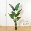 Planta Verde Artificial Nórdica Ave-do-Paraíso Grande Planta de Chão em Vaso Decoração de Interior Ornamento Árvore Artificial Planta Banana de Viajante Bonsai