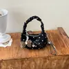 Bolsa Nuvem Plissada de Bolinhas para Uso Diário de Nicho Estilo Coreano Transfronteiriça para Mulheres Novo Modelo 2026 Pequena Bolsa de Ombro Transversal para o Dia a Dia