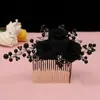 Pente de cabelo elegante e nobre estilo coreano, pente de inserir para adulto, adorno de cabeça com flor de noiva, decoração para fotos de estúdio, acessórios de cabelo de acompanhamento