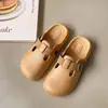 Chinelos Baotou para Mulheres, Uso Externo de Verão e Primavera, Modernos e Versáteis, Antiderrapantes, Slip-Ons Preguiçosos, Sandálias Macias para Casa de Casais