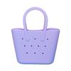 Bolsa de Playa de Silicona Portátil Colorida Almacenamiento para Teléfono Móvil Bolsa de Playa Ligera Pequeña para Niños Caminar DIY Bolsa para Llaves