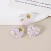 Heidi Belleza de Hielo Concha Agujero Pasante Forma de Corazón Perlas Sueltas Cadena para Teléfono Móvil Materiales DIY Joyería Hecha a Mano Accesorios de Cuentas Venta al por Mayor