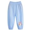 Calças anti-mosquito infantis primavera e verão finas estilo ocidental bloomers calças de algodão para bebê calças de verão novas para ar condicionado meninas