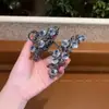 Pinza para el Cabello de Aleación de Camelia Estilo Francés para Moño que Aporta Volumen, Pinza de Tiburón, Elegante Accesorio Coreano Floral para Moño para Mujer