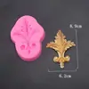 Molde de Silicone para Decoração de Bolo Fondant com Padrão Múltiplo Retro Relevo Espiral Forma de Chocolate para Assar