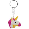 Colgante de Unicornio Lindo Dibujo Animado Caballo Pequeño Llavero de Bolsa Adorno Colgante PVC Goma Blanda Decoración de Llavero Colgante Pequeño