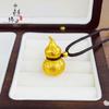 Loja de ouro com método antigo de alta cor areia ouro auspicioso cabaça pingente novo chinês maré cabaça pingente atacado