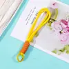 Fabricante fornece cordão para celular corda trançada estilo curto bloco de cores corda anti-perda chaveiro versátil feito à mão corda para garrafa de água alto-falante