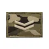 Parches Bordados de Rango Militar en Stock Transfronterizos, Parches Tácticos Militares de Moral, Brazaletes de Velcro
