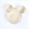Tazón de Arroz para Niños de Paja de Trigo Tazón de Mickey de Dibujos Animados Plato Combinaciones Plato Vajilla para Bebés Suplementada