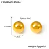 Pendientes Pequeños Redondos Estilo Coreano de Cobre Transfronterizos Europeos y Americanos Gorditos Lindos Brillantes de Temperamento Pendientes de Nicho para Mujeres