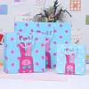 Bolsa Criativa de Desenho Animado Fofa Saco de Presente para o Dia das Crianças Sacola de Papel para Carregar na Mão com Animal Saco de Presente para Lanche