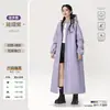 Impermeable Ropa de Abrigo para Adultos Largo Cuerpo Completo Antitormenta Repartidor de Comida en Moto Eléctrica Persona Sola Poncho de Lluvia para Mujer